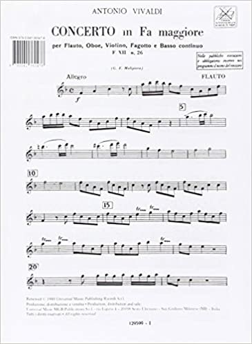 okumak Concerti Per Strumenti Diversi E B.C.: In Fa Per