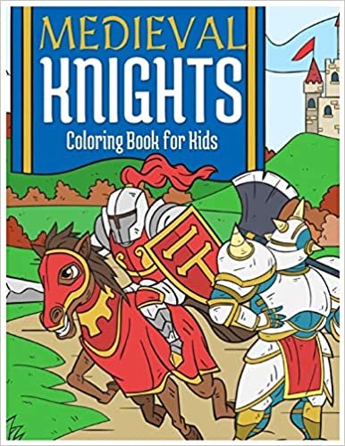 okumak Medieval Knights Coloring Book For Kids