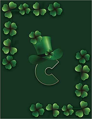 okumak Sketchbook Blank Drawing Letter C Monogram: Initial C Monogram Notebook For Drawing St Patrick&#39;s Day Gift For Adult And Kids