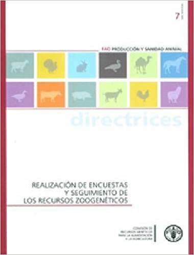 okumak Realizaci N de Encuestas y Seguimiento de Los Recursos Zoogen Ticos (Fao Produccion y Sanidad Animal - Directrices)