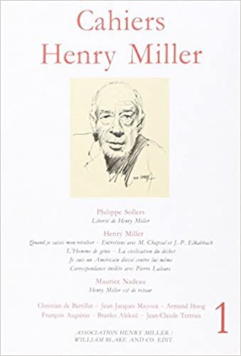 okumak Cahiers Henry Miller N°1 (Art et Arts)