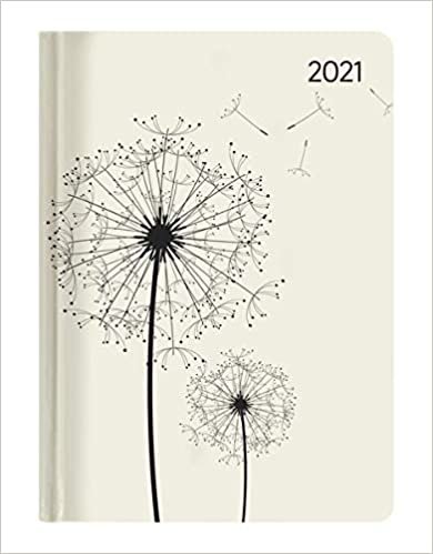 okumak Ladytimer Blowballs 2021 - Pusteblume - Taschenkalender A6 (11x15 cm) - Weekly - 192 Seiten - Notiz-Buch - Termin-Planer