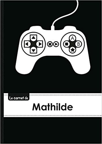 okumak Le carnet de Mathilde - Lignes, 96p, A5 - Manette jeu vide´o (Adulte)