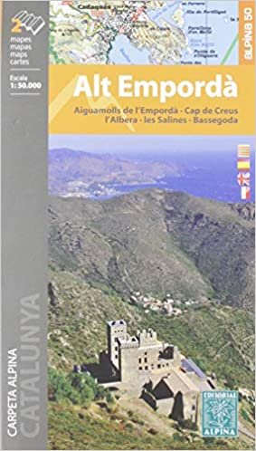 okumak Alt Empordà - Aiguemolls Emporda -Cap de Creus - Albera (CARPETA ALPINA - 1/50.000)