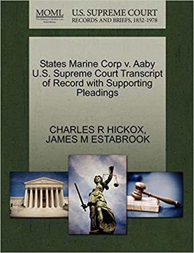 okumak States Marine Corp v. Aaby U.S. Supreme Court Transcript of Record with Supporting Pleadings