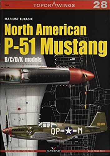 okumak North American P-51 Mustang - B/C/D/K models (Topdrawings)