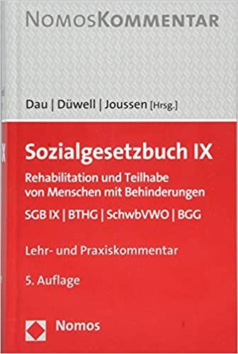 okumak Sozialgesetzbuch IX: Rehabilitation Und Teilhabe Von Menschen Mit Behinderungen. Sgb IX U Bthg U Schwbvwo U Bgg: 9