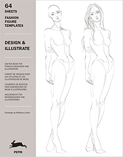 okumak Design &amp; Illustrate: Fashion Figure Templates (Multilingual Edition) (Sketch Book for Fashion Design)