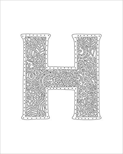 okumak H: Color-the-Cover Monogram Journal or Monogram Notebook To Write In (Gift Journal)