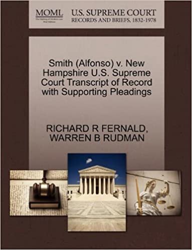 okumak Smith (Alfonso) v. New Hampshire U.S. Supreme Court Transcript of Record with Supporting Pleadings