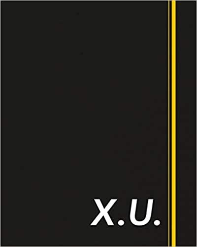 okumak X.U.: Classic Monogram Lined Notebook Personalized With Two Initials - Matte Softcover Professional Style Paperback Journal Perfect Gift for Men and Women