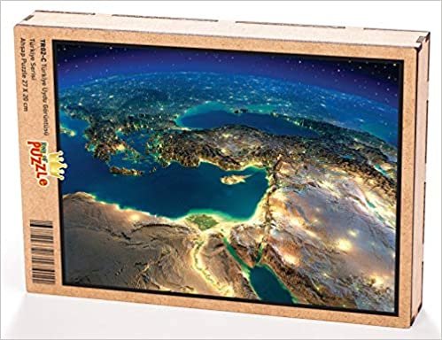 okumak Türkiye Uydu Görüntüsü Ahşap Puzzle 108 Parça (TR02-C)