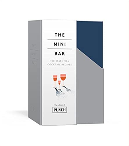 okumak The Mini Bar: 100 Cocktail Recipes; 8 Notebook Set