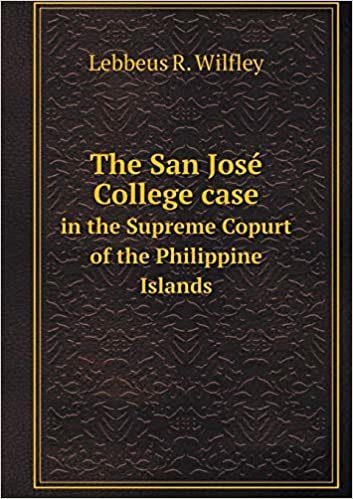 okumak The San José College Case in the Supreme Copurt of the Philippine Islands