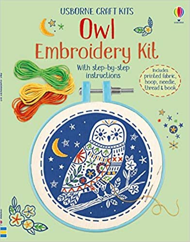 okumak Bryan, L: Embroidery Kit: Owl