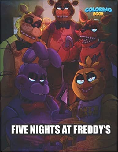 okumak Five Nights At Freddy Coloring Book: Activity Books For Kids 3 Years And Older Enhance Creativity, Train Brain, Increase Imagination And More