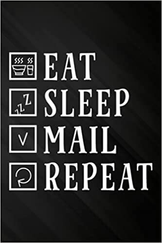 okumak Mailman Saying Gift Eat Sleep Mail Repeat Art Password book: Personal internet address and password logbook,Internet Website Address Password Keeper ... Password Organizer Journal Notebook