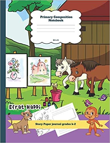 okumak Primary Composition Notebook Story Paper Journal Grades k-2: The Creative Pony Theme Dashed Mid Line and Picture Space School Exercise Book Plus ... Girls (Efrat Haddi Primary Notebooks, Band 1)