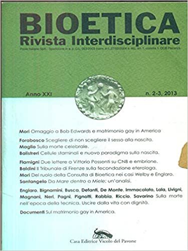 okumak Bioetica. Rivista Interdisciplinare. Anno XXI N. 2-3. 2013.
