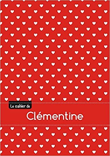 okumak Le cahier de Clémentine - Blanc, 96p, A5 - Petits c urs (Tout âge)