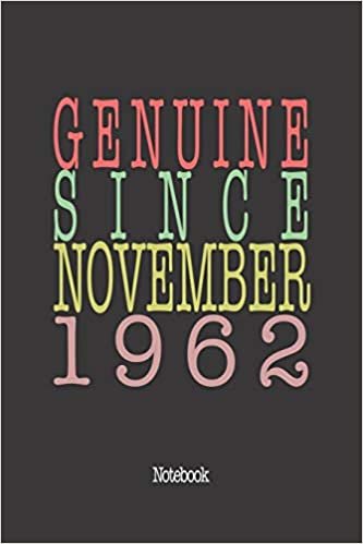 okumak Genuine Since November 1962: Notebook