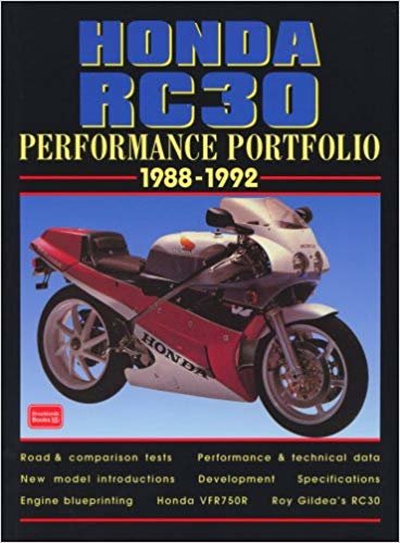 okumak Honda RC30 Performance Portfolio, 1988-1992