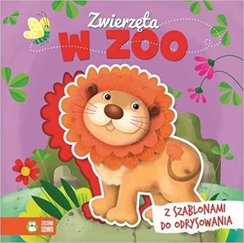 okumak Ksiazka z szablonem Zwierzeta w zoo