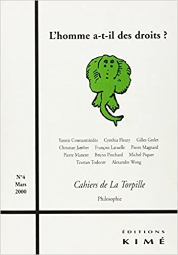 okumak Cahiers de la Torpille N.4 l&#39;Homme A-T-Il des   Droits
