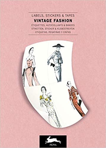 okumak Vintage Fashion: Label &amp; Sticker Book (Multilingual Edition): Labels, Stickers &amp; Tapes