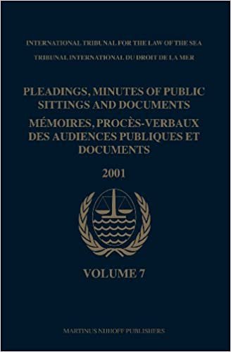 okumak Pleadings, Minutes of Public Sittings and Documents/ Memoires, Proces-Verbaux des Audiences Publiques et Documents 2001: v. 7