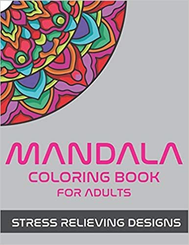okumak MANDALA COLORING BOOK FOR ADULTS, STRESS RELIEVING DESIGNS: 53 Beginner-Friendly &amp; Relaxing Floral Art Activities on High-Quality Extra-Thick ... (Coloring Is Fun) Cute gifts for women