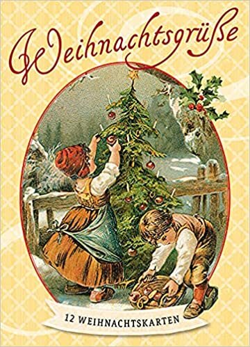 okumak Weihnachtsgrüße: 12 nostalgische Weihnachtskarten: 12 Weihnachtskarten