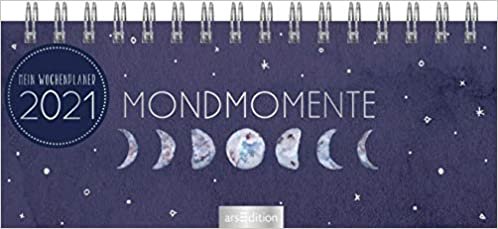 okumak Mini-Tischkalender Mondmomente 2021