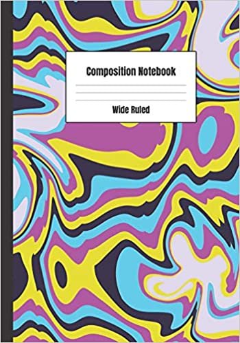Composition Notebook: Color Splash Theme