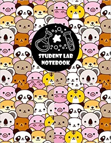 okumak Student Lab Notebook Notebook: Student Lab Notebook Notebook, cut baby animal, panda, pig, cat, dog, koala, bear design style, Funny cut baby animal ... animal Student Notebook , cut baby animal g