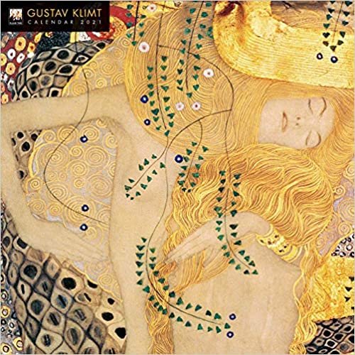 okumak Gustav Klimt 2021: Original Flame Tree Publishing-Kalender [Kalender] (Wall-Kalender)