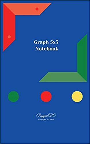 okumak Graph 5x5 Notebook - Blue cover - 124 pages