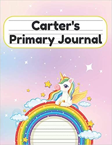okumak Carter&#39;s Primary Journal: Grade Level K-2 Draw and Write, Dotted Midline Creative Picture Notebook Early Childhood to Kindergarten