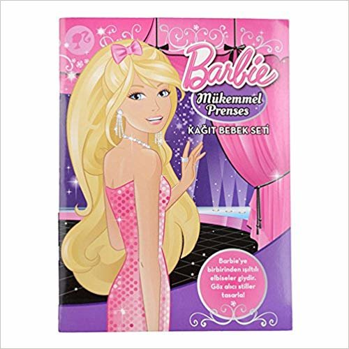 okumak Barbie Mükemmel Prenses Kağıt Bebek Seti
