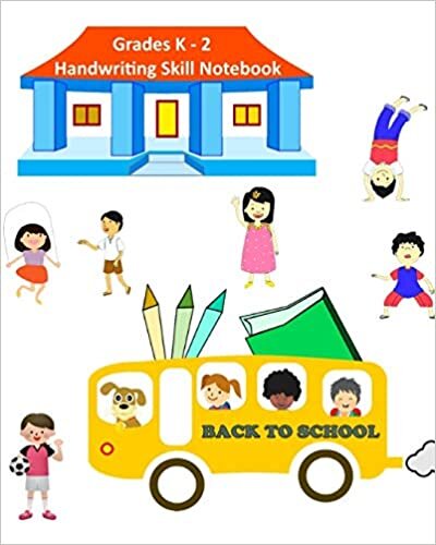 okumak Grades K - 2 Handwriting Skill Notebook: Dashed Lined Handwriting Composition Journal