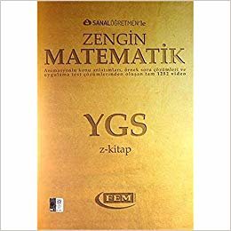 okumak Fem YGS Sanal Öğretmen&#39;le Zengin Matematik: Animasyonlu Konu Anlatımları, Örnek Soru Çözümleri ve Uygulama Test Çözümlerinden Oluşan Tam 1252 Video Z-kitap