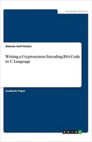 okumak Writing a Cryptosystem Encoding RSA Code in C Language