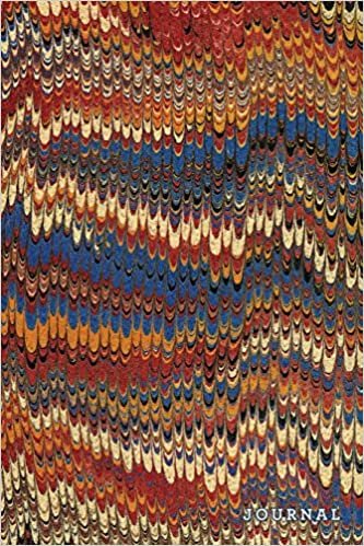 okumak Journal: Fine Art Marbled Notebook - Marbling Journal Blue and Gold | 120 Blank Lined 6x9 College Ruled Pages | Journal, Notebook, Diary, Composition ... and Journals - Marbled Endpaper): Volume 2