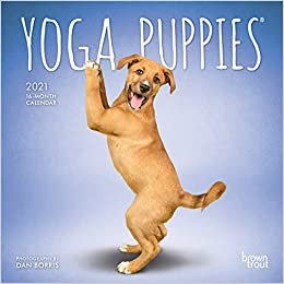 okumak Yoga Puppies 2021 Calendar