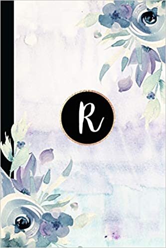 okumak R: Monogram Initial R Composition Notebook For Women And Girls