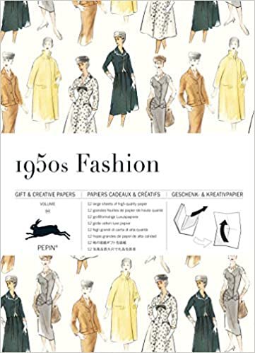 okumak 1950s Fashion: Gift &amp; Creative Paper Book Vol. 94 (Gift &amp; creative papers (94))