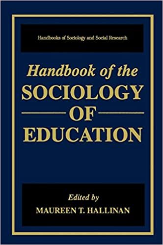 okumak HANDBOOK OF THE SOCIOLOGY OF EDUCATION