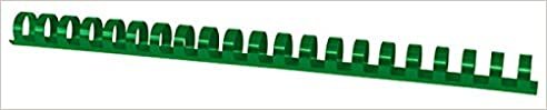 okumak Plastikowe grzbiety do bindowania A4 16mm 100 sztuk zielone