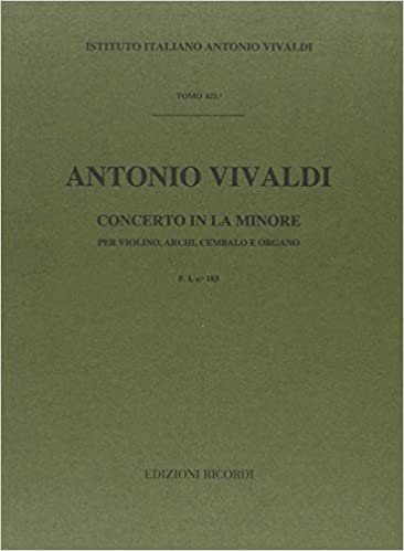 okumak Concerto In La Min Op IV N 4 RV 357