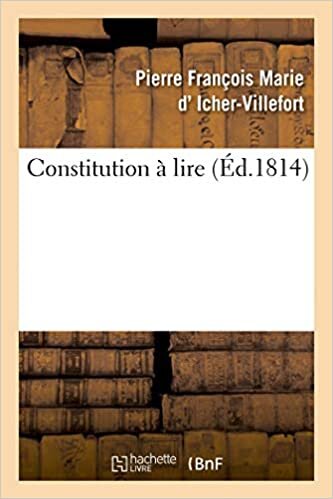 okumak Icher-Villefort-P, D: Constitution � Lire (Sciences Sociales)